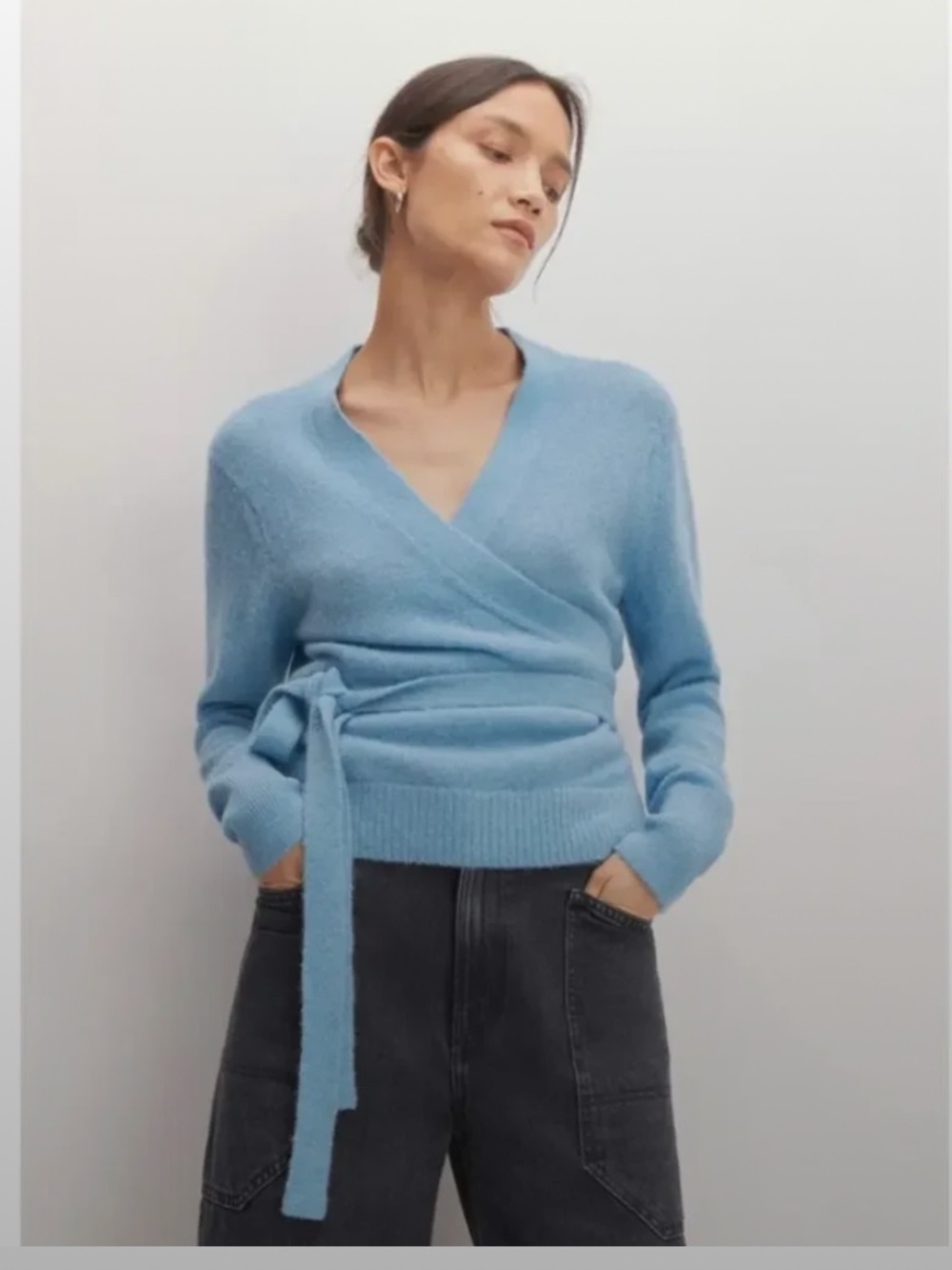 Everlane Alpaca Wrap Sweater